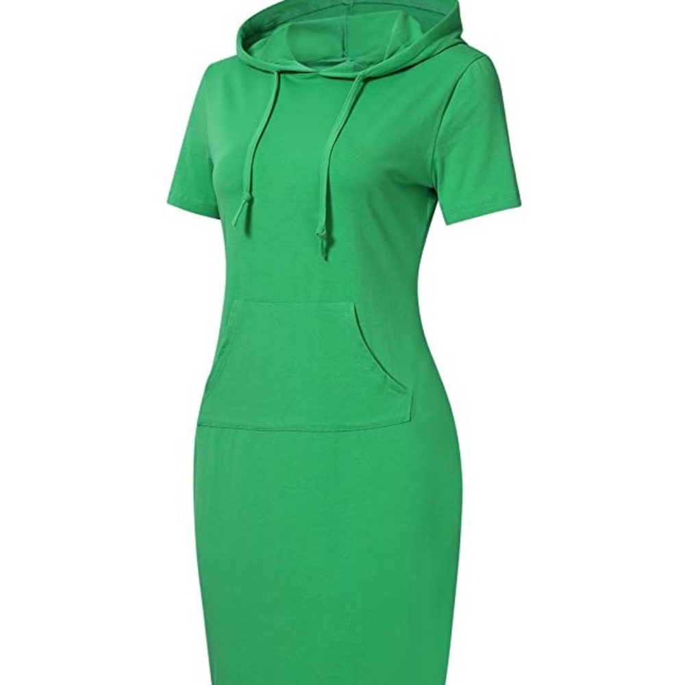 T-shirt dress in green